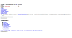 Desktop Screenshot of noexcuse.endpoverty2015.org